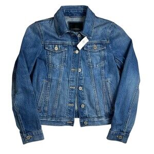 Banana Republic Women's Jean Jacket  XS  NWT $100  Medium Wash Denim Jacket